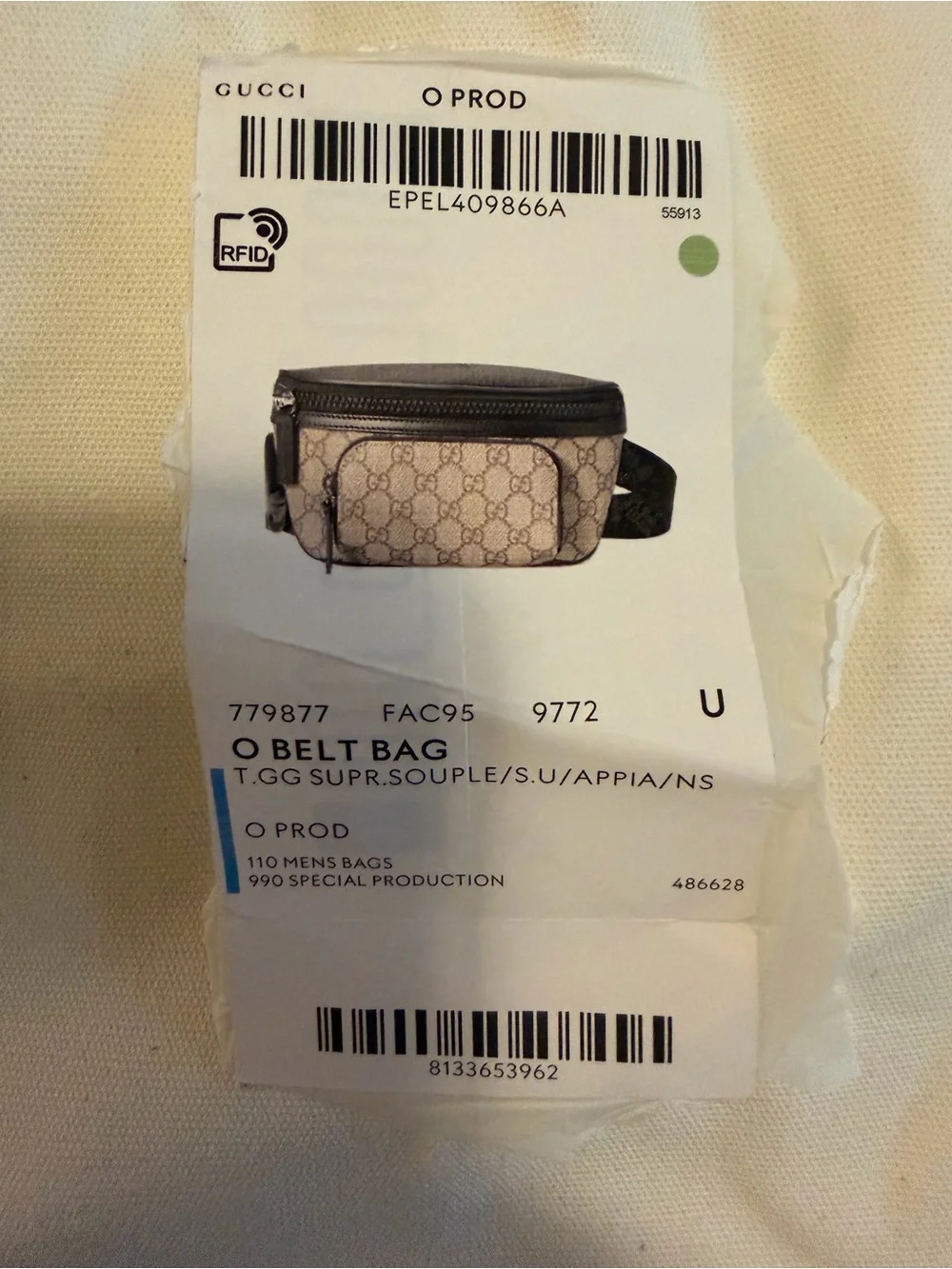 Gucci compact belt